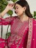 Elegant Pink Chinon Kurta Palazzo Set | Festive & Wedding Wear