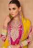 Beautiful Patywear Designer Embroidery Work Salwar Palazzo Suit
