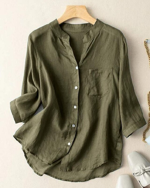 Green Pure Premium Cotton Shirt & Relaxed Fit Pants Co-ord Set