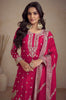 Chinon Fabric Partywear Palazzo Salwar Suit
