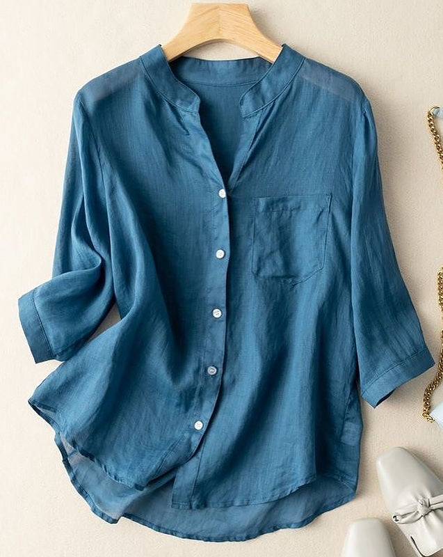 Pure Premium Cotton Shirt & Relaxed Fit Pants Co-ord Set