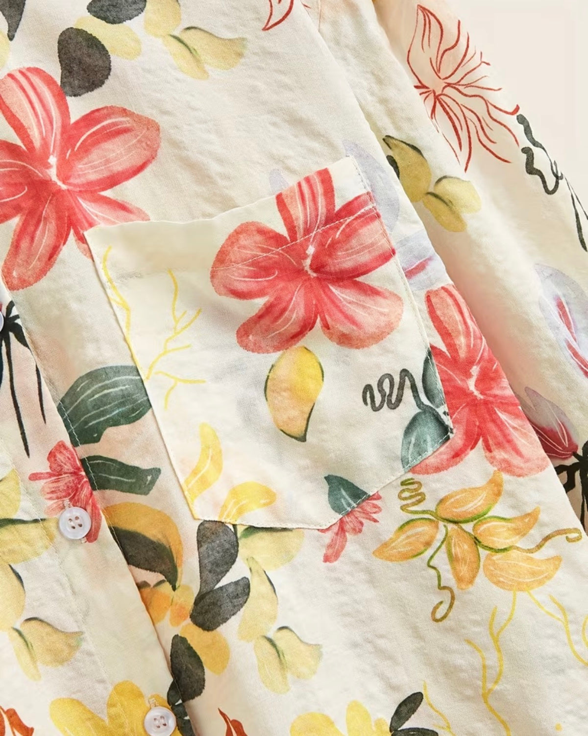 Floral Bloom Pure Cotton Shirt