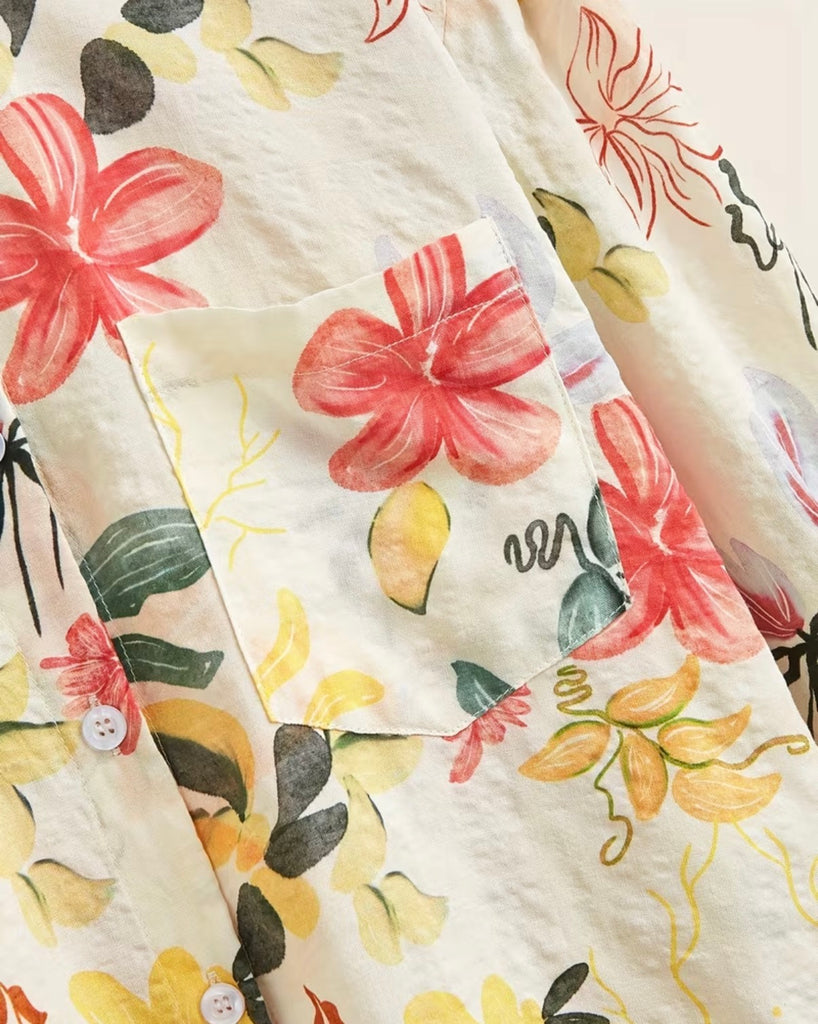 Floral Bloom Pure Cotton Shirt