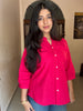Hot Pink Pure Cotton Shirt