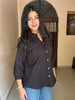 Black Pure Cotton Shirt