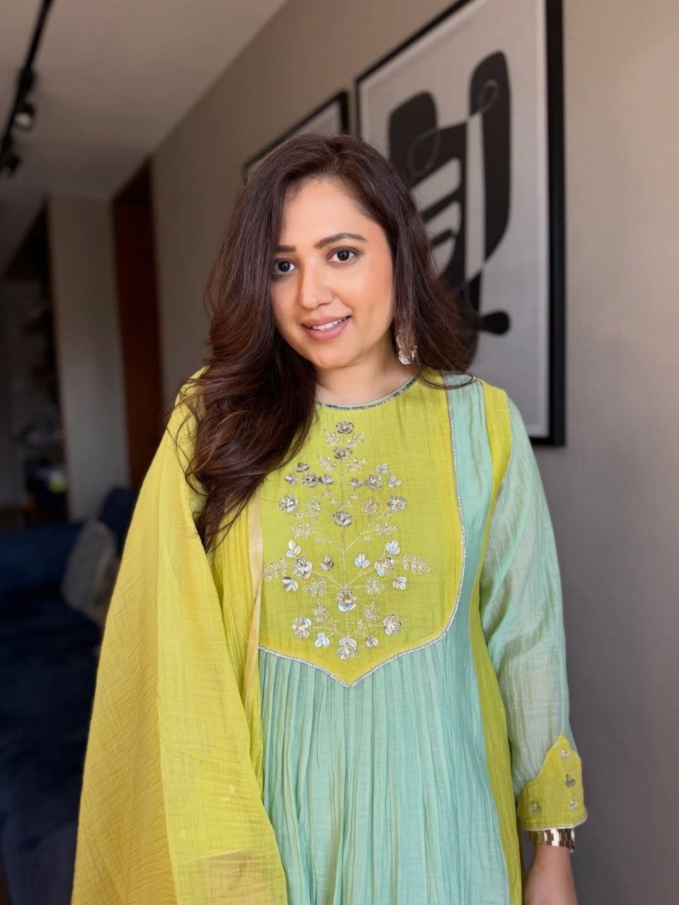 Pure Mul Chanderi Suit Set with Banarasi Dupatta